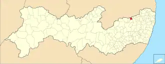 Kaart van Santa Maria do Cambucá