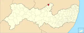 Kaart van Santa Terezinha