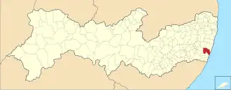 Kaart van Sirinhaém