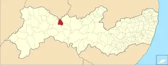 Kaart van Verdejante