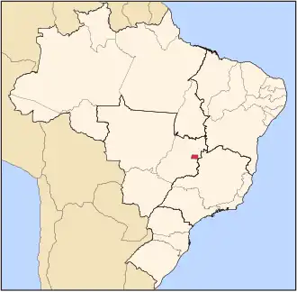 Ligging van de Braziliaanse microregio Brasília in Federaal District