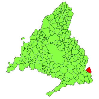 Kaart van Brea de Tajo