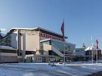 Het theater in de winter van 2014