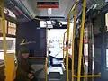 Interieur van een busje