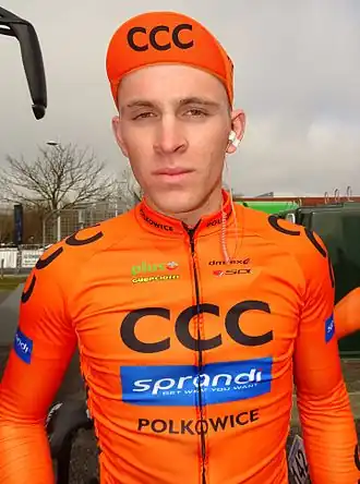 Stosz aan de start van de Handzame Classic, 2016