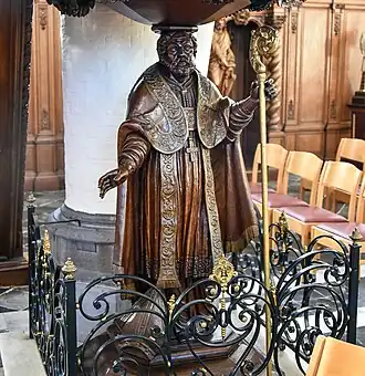 Rikier en de preekstoel