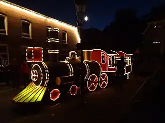 Een rijdend lichttafereel