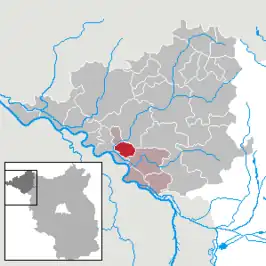 Kaart van Breese (Brandenburg)