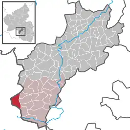 Kaart van Breitenbach