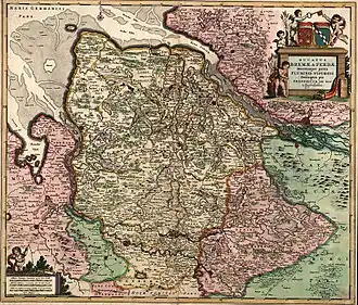 Hollandse kaart van Bremen-Verden, 1655[5]