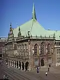 Stadhuis van Bremen, gebouwd 1405-1410