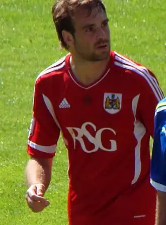 Pitman in 2011 als speler van Bristol City