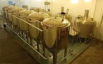 Brouwinstallatie te Moen