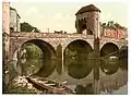 Monnow Bridge, Monmouth, gebouwd 1272 (vermoedelijke datum)