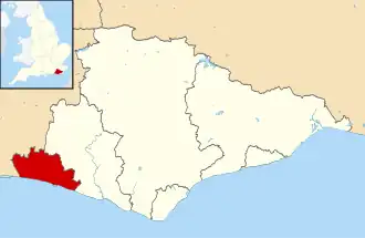 Kaart van Brighton and Hove