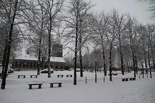 Wintertafereel op De Brink