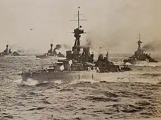 De dreadnought HMS Orion stond onder bevel van Robert Keith Arbuthnot van 28 oktober 1913 tot 15 januari 1915