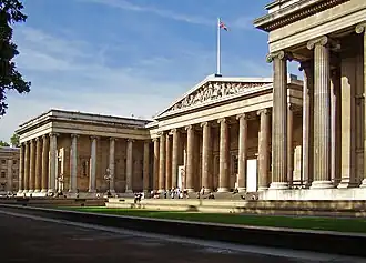 Hoofdingang van het British Museum