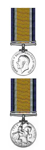 Britse Oorlogsmedaille 1914 - 1918