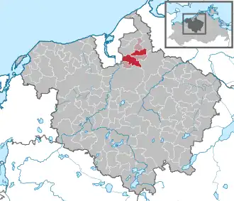 Kaart van Broderstorf