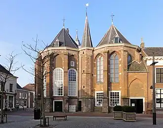 Broederkerk gezien vanaf de Botermarkt