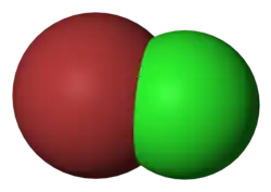 Ruimtelijke model van '"`UNIQ--postMath-00000002-QINU`"' met broom rechts en chloor links