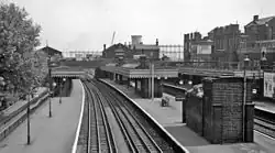 Het station op 11 mei 1961