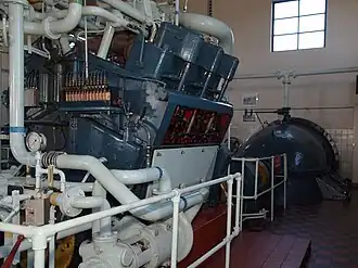 Brons stationair diesel