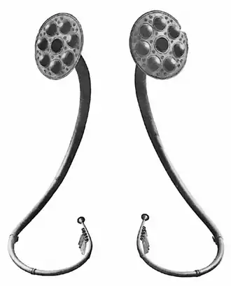 twee bronseluren uit Brudevælte, Denemarken