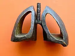 Bronzen longen door Bert Kiewiet, Fonteinstraat