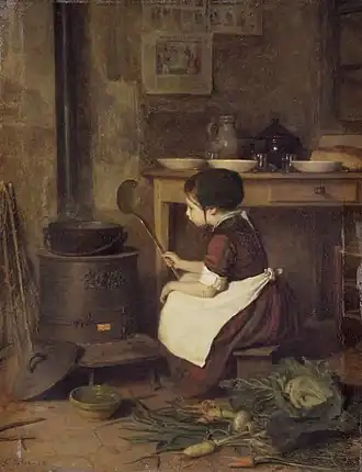 De kleine kokkin (1858)