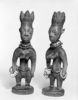 Ibeji-beeldjes, laat-19e-eeuws