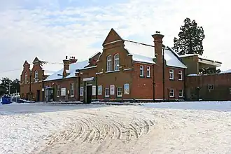 Stationsgebouw, januari 2010