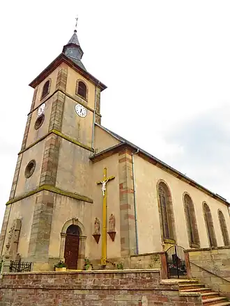Kerk van Saint-Rémi / St.Remigius in Brouviller / Brauweiler in Lothringen