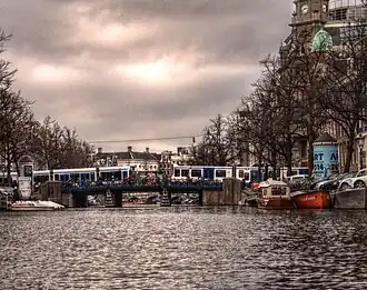 Brug 43 gezien naar het westen, februari 2014