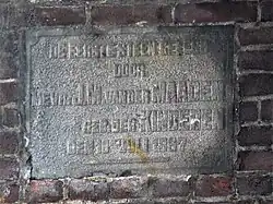 Eerste steen: 19 juli 1897, februari 2018