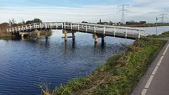 Hoornsekopbrug met op de achtergrond Zunderdorp (november 2018)