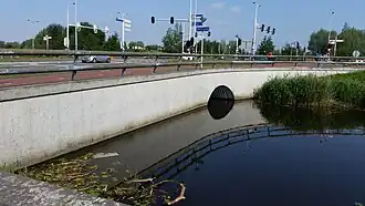 De oostkant van brug 2389