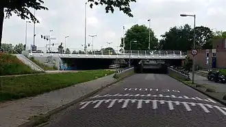 Brug 493 vanuit het zuiden gezien (juni 2018)