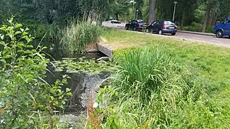 Brug 623, zuidkant van de duiker (juli 2018)