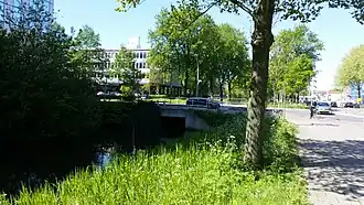 Brug 692 met op de achtergrond Berghaus (mei 2018)