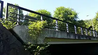 Brug 715, de zijkant (juni 2018)