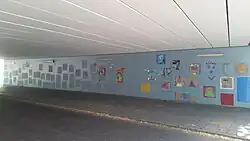 Kinderkunst op brug 907 (mei 2019)