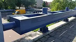 Leuning van brug 908, brug 901 op achtergrond (mei 2019)