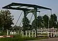 Verkeersbrug, noordelijk, ensemble van twee ophaalbruggen van het Hollandse-type