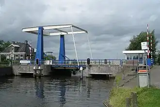 De brug in Scharsterbrug