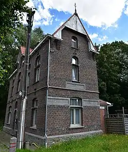 Brugdraaiershuis uit 1909 aan de Scheldetragel