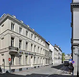 De Adriaan Willaertstraat, gezien van uit de Kuipersstraat