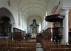 Interieur van de kerk