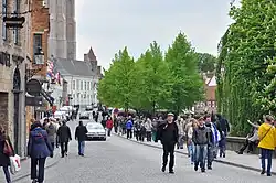 De Dijver in westelijke richting gezien